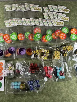 Lot of Pokemon TCG Playing Dice, Damage Counters, & Vstar - Image 3