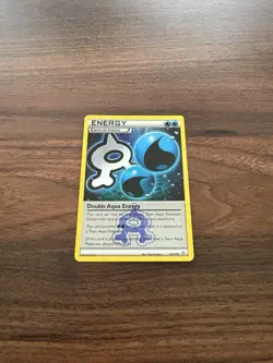 Double Aqua Energy 33/34 Double Crisis Pokemon TCG Regular NM - Image 2