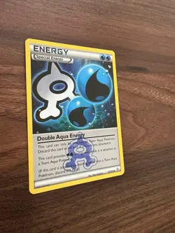 Double Aqua Energy 33/34 Double Crisis Pokemon TCG Regular NM - Image 3