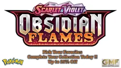Pokemon SV03: Obsidian Flames 🔥 Pick Your Cards & Save Up to 25%! - Image 1