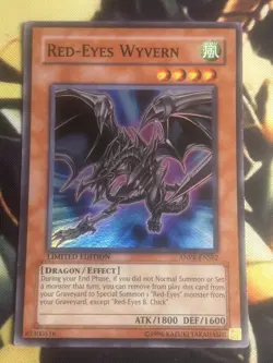 Yugioh: Red-Eyes Wyvern - ANPR-ENSE2 - Super Rare - Limited Edition - MP - Image 1