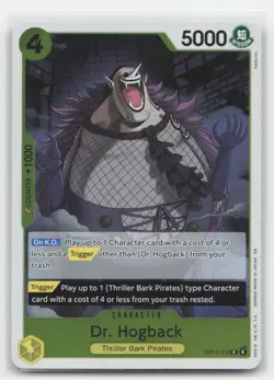 One Piece - Dr. Hogback Foil - The Azure Sea's Seven OP14-110 - NM - Image 1