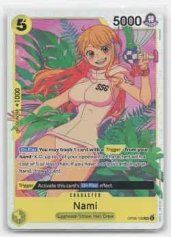 One Piece - Nami Foil - Two Legends OP08-106 - NM - Image 1
