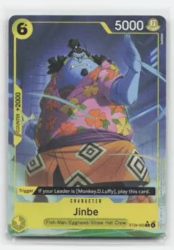 One Piece - Jinbe Regular - Starter Deck 29: Egghead ST29-005 - NM - Image 1