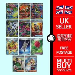 M1L SR Mega Brave Full Art Rares Japanese Pokemon Cards Singles - Image 1