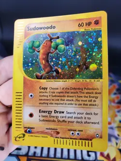 Pokemon Sudowoodo - H24/H32 - Aquapolis Holo Rare Card LP - Image 2
