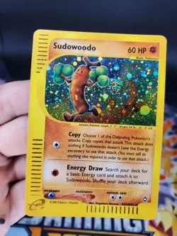 Pokemon Sudowoodo - H24/H32 - Aquapolis Holo Rare Card LP - Image 3
