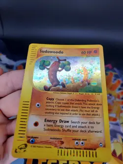 Pokemon Sudowoodo - H24/H32 - Aquapolis Holo Rare Card LP - Image 4