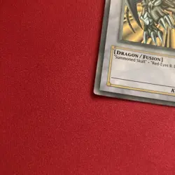 FADED YuGiOh TCG card B. Black Skull Dragon MRD-018 Metal Raiders Konami 2002 - Image 5