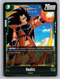 Dragon Ball Super Card Game #FB03-073 Raditz - Image 1