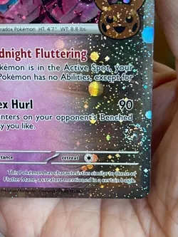 POKEMON FLUTTER MANE 078/162 RARE COSMOS HOLO SWIRL TRICK! OR TRADE NM CARD - Image 3