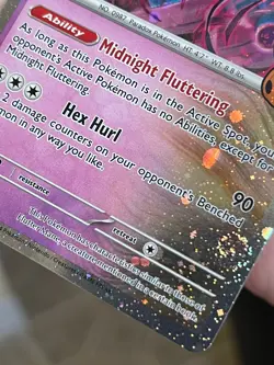 POKEMON FLUTTER MANE 078/162 RARE COSMOS HOLO SWIRL TRICK! OR TRADE NM CARD - Image 4