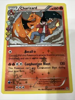 2016 Pokemon Charizard RC5/RC32 Holo Card 160 HP - Image 1