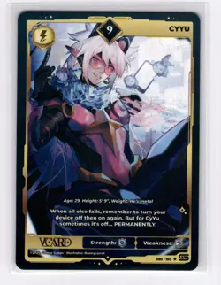 CyYu 9 Non-Holo Rising Stars GamerSupps (Cy Yu) Card VCard 080/190 - Image 1