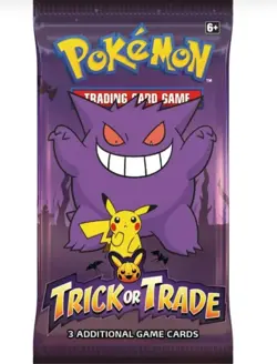 Pokemon Halloween Trick or Trade Booster Pack - 3 cards in pack, sealed, new - Image 1