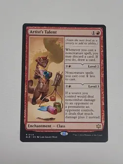 MTG - Artist's Talent - Regular Rare #124 - Bloomburrow NM - Image 1