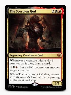 The Scorpion God [Commander: Lorwyn Eclipsed] MTG NM 💀🔥 - Image 1