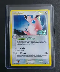 2006 Wigglytuff 13/100 Gold Stamped Holo Crystal Guardians Pokemon LP - Image 1