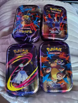 4 Pokemon Mega Evolution Mega Heroes Mini Tin + 2 Journey Together 1 + 1 Mega - Image 3
