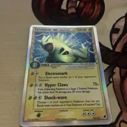 2006 Pokemon Dragon Frontiers #99/101 Tyranitar EX Delta Species Ultra Rare DMG - Image 2