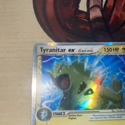 2006 Pokemon Dragon Frontiers #99/101 Tyranitar EX Delta Species Ultra Rare DMG - Image 5