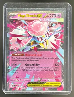Mega Diancie ex 2025 Pokemon Phantasmal Flames - PFL EN #041/094 Double Rare - Image 1