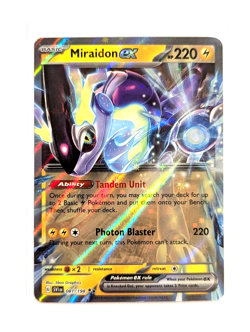 Miraidon EX 81/198 Double Rare Holo Scarlet & Violet Base POKEMON TCG English NM - Image 1