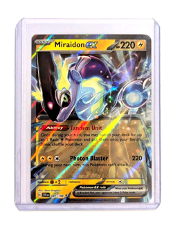 Miraidon EX 81/198 Double Rare Holo Scarlet & Violet Base POKEMON TCG English NM - Image 3