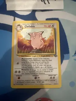 Clefable 17/64 Jungle Non Holo Pokemon TCG - Image 1