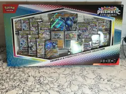 Pokemon TCG SV Prismatic Evolutions Lucario EX & Tyranitar EX Premium Collection - Image 3