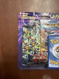 Pokemon TCG Lightning Set. 2- Crown Zenith And 2- Obsidian Flames Booster Packs. - Image 2