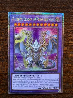 2024 YUGIOH! Ultimate Dragon of Pride Soul 1st Ed Quarter Century SR ROTA-EN000 - Image 1