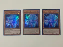 Yugioh Magicians' Souls x 3 - 1st Edition Ultra Rare NM - Free Holo - Image 1