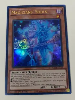 Yugioh Magicians' Souls x 3 - 1st Edition Ultra Rare NM - Free Holo - Image 4