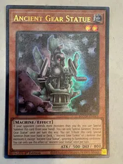 YUGIOH- Ancient Gear Statue - MZTM-EN045 - Ultra Rare - 1st Edition - Image 1