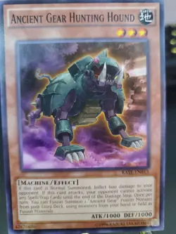 Yugioh Ancient Gear Hunting Hound RATE-EN013 Common 1st Edition NM - Image 1