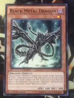 Yugioh: Black Metal Dragon - CORE-EN022 - Common - 1st Edition - NM - Image 1