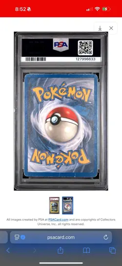 2003 POKEMON SKYRIDGE UMBREON-REV.FOIL REVERSE HOLO PSA 2 - Image 2