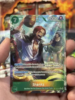 Shanks (Alternate Art) OP14-027 The Azure Sea's Seven Foil - Image 1