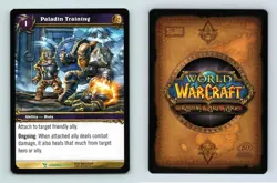 Paladin Training #62/319 March Of The Legion Uncommon Warcraft 2007 TCG Card - Image 1