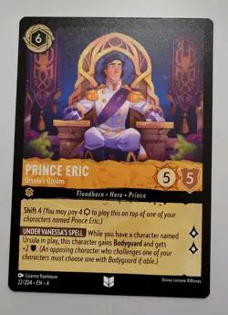 Disney Lorcana TCG - Ursula's Return: Prince Eric (022/204) - Uncommon - NM - Image 1