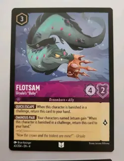 Disney Lorcana TCG - Ursula's Return: Floatsam (043/204) - Uncommon - Near Mint - Image 1