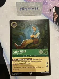 Disney Lorcana - Flynn Rider Charming Rogue - HOLO/FOIL - 74/204 - Image 1