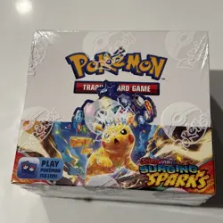 Pokemon TCG Scarlet & Violet Surging Sparks Booster Box FACTORY SEALED 36 Packs - Image 1