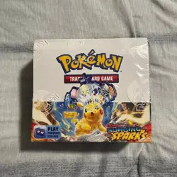 Pokemon TCG Scarlet & Violet Surging Sparks Booster Box 36 Packs FACTORY SEALED - Image 1