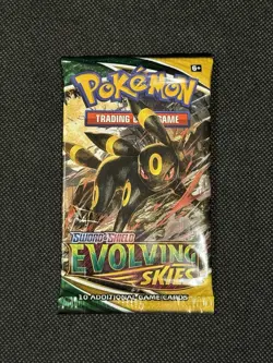 Pokemon TCG Sword & Shield Evolving Skies Booster Pack Factory Sealed! 820650808777 - Image 1
