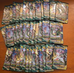 Pokemon TCG Sword & Shield Evolving Skies Booster Pack - Single Pach (eaches) - Image 1