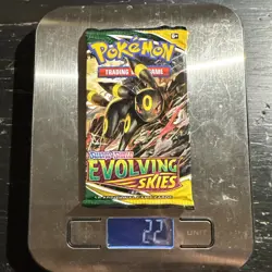 Nintendo Pokemon TCG Sword & Shield Evolving Skies Booster Pack 22 Grams HEAVY - Image 2
