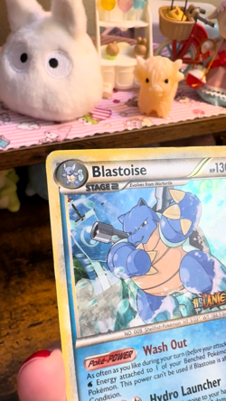 Pokemon TCG Blastoise 13/95 HGSS Unleashed Prerelease Promo Holofoil: HP - Image 2