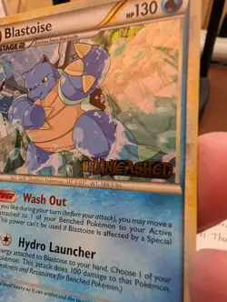Pokemon HGSS Unleashed Stamped Prerelease Promo Blastoise 13/95 - Image 3